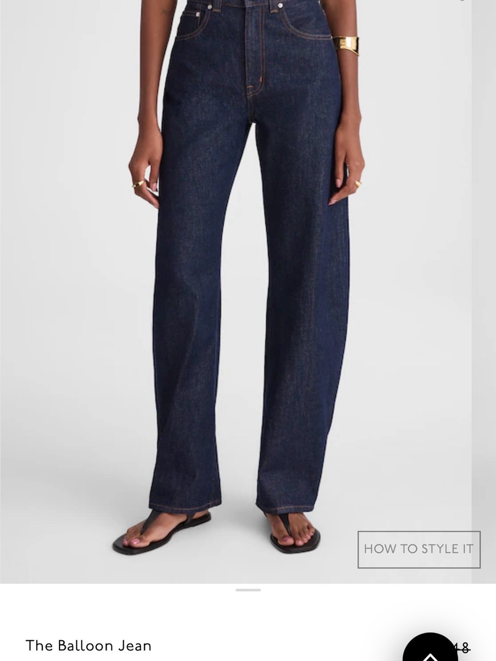 Madewell • Balloon Jeans - Dark Indigo Wide-Leg Women’s Jeans